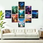 Set Of 9 Home Aesthetic Wall Art Home Decoration